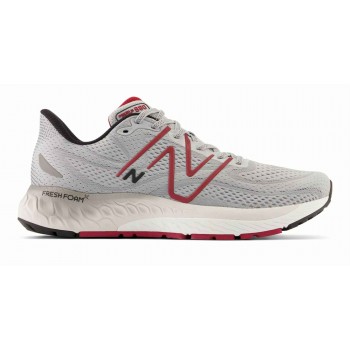 NEW BALANCE 880 V13 ALUMINIUM GREY/RED FOR MEN'S