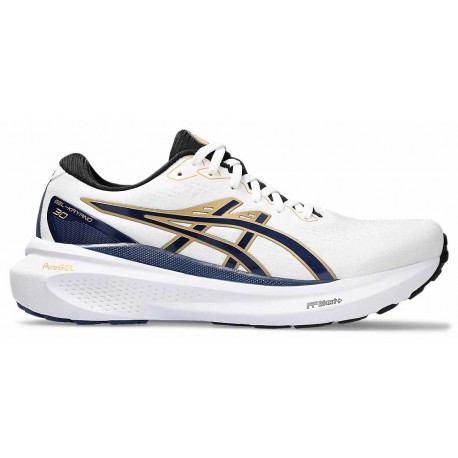 ASICS GEL KAYANO 30 WHITE/DEEP OCEAN FOR MEN'S