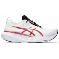 CHAUSSURES ASICS GEL NIMBUS 25 WHITE/CLASSIC RED POUR HOMMES