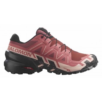 CHAUSSURES SALOMON SPEEDCROSS 6 COW HIDE/BLACK/ENGLISH ROSE POUR FEMMES