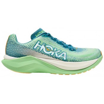 CHAUSSURES HOKA ONE ONE MACH X OCEAN MIST/LIME GLOW POUR HOMMES