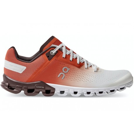 ON CLOUDFLOW RUST/WHITE FOR WOMEN'S