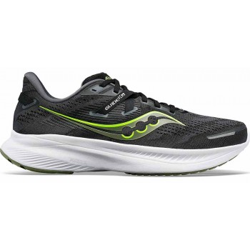 SAUCONY GUIDE 16 BLACK/GLADE FOR MEN'S
