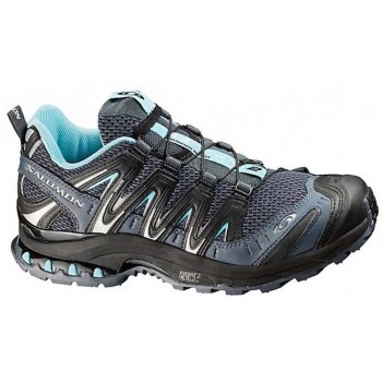 CHAUSSURES SALOMON XA PRO 3D ULTRA 2 GREY DENIM/BLACK/ATOL-X POUR FEMMES