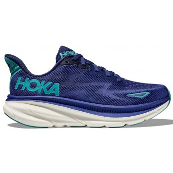 HOKA ONE ONE CLIFTON 9 BELLWETHER BLUE/EVENING SKY FOR WOMEN'S