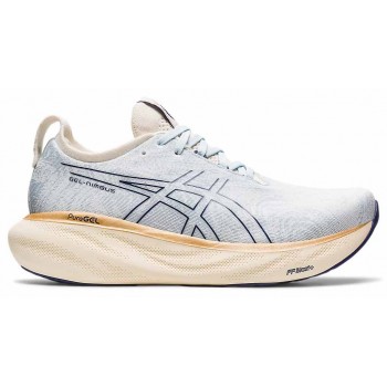 ASICS GEL NIMBUS 25 SKY/CREAM FOR WOMEN'S