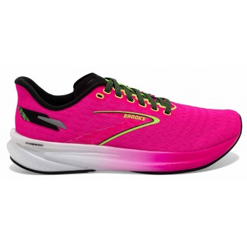 CHAUSSURES BROOKS HYPERION GTS PINK GLO/GREEN/BLACK POUR FEMMES