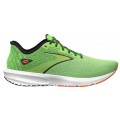 CHAUSSURES BROOKS LAUNCH 10 GREEN GECKO/RED ORANGE/WHITE POUR HOMMES