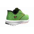 CHAUSSURES BROOKS LAUNCH 10 GREEN GECKO/RED ORANGE/WHITE POUR HOMMES