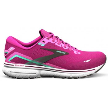 CHAUSSURES BROOKS GHOST 15 PINK/FESTIVAL FUCHSIA/BLACK POUR FEMMES
