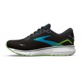 CHAUSSURES BROOKS GHOST 15 BLACK/HAWAIN OCEAN/GREEN POUR HOMMES