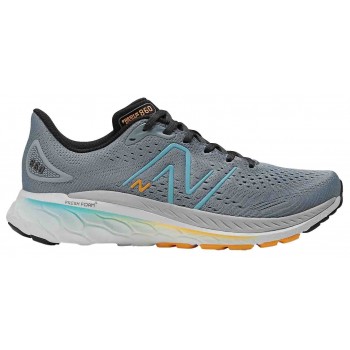 CHAUSSURES NEW BALANCE FRESH FOAM X 860 V13 GREY/BLUE/ORANGE SYNTHETIC POUR HOMMES