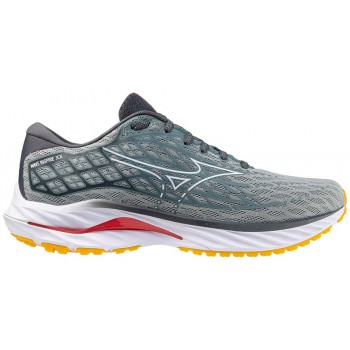 CHAUSSURES MIZUNO WAVE INSPIRE 20 ABYSS/WHITE/CITRUS POUR HOMMES