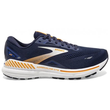 CHAUSSURES BROOKS ADRENALINE GTS 23 PEACOT/ULTRAMARINE/ORANGE POUR HOMMES