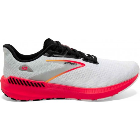BROOKS LAUNCH GTS 10 BLUE/BLACK/FIERY CORAL FOR MEN'S