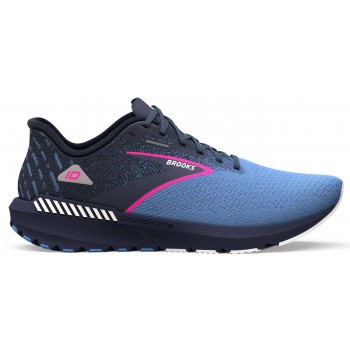CHAUSSURES BROOKS LAUNCH GTS 10 PEACOT/MARINA BLUE/PINK GLO POUR FEMMES