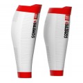 COMPRESSPORT R2V2 OXYGEN WHITE/RED UNISEXE