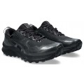 CHAUSSURES ASICS GEL TRABUCO 12 GTX BLACK/GRAPHITE GREY POUR HOMMES