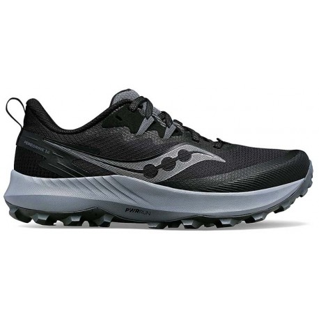 CHAUSSURES SAUCONY PEREGRINE 14 BLACK/CARBON POUR FEMMES