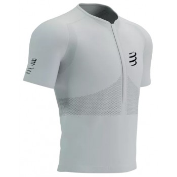 T-SHIRT COMPRESSPORT TRAIL RUNNING FITTED POUR HOMMES