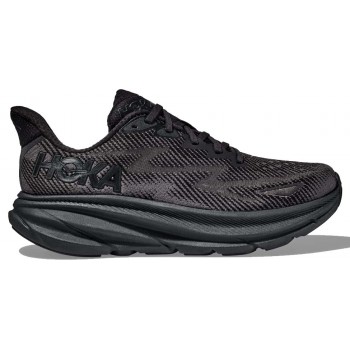 CHAUSSURES HOKA ONE ONE CLIFTON 9 VERSION LARGE BLACK/BLACK POUR HOMMES