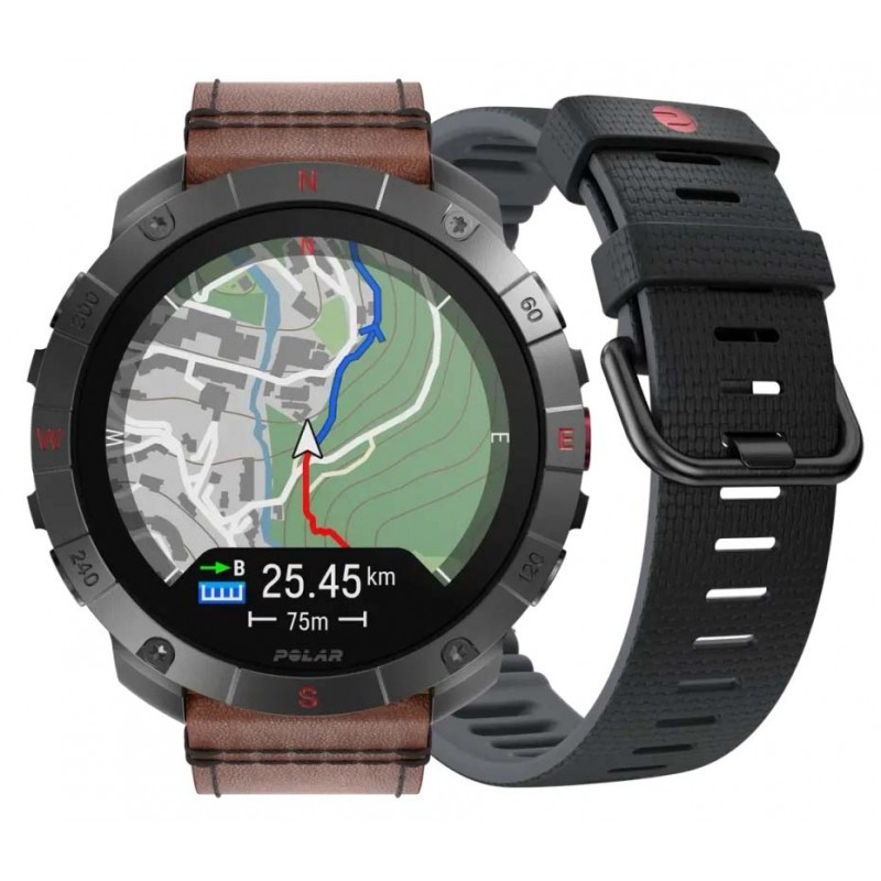 POLAR GRIT X PRO 2 TITAN UNISEX Watch and GPS Accessories Man Our products sold in store Running Planet Geneve
