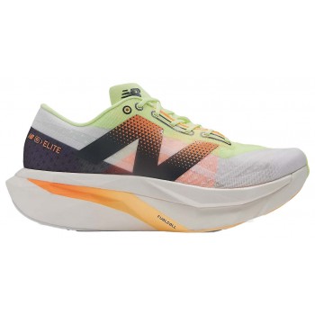 CHAUSSURES NEW BALANCE FUELCELL SUPERCOMP ELITE V4 WHITE/BLEACHED LIME GLO/MANGO POUR HOMMES