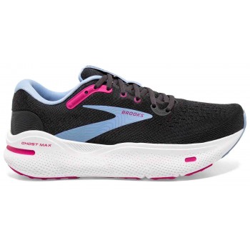 BROOKS GHOST MAX EBONY/OPEN AIR/LILAC ROSE FOR WOMEN'S