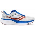 CHAUSSURES SAUCONY RIDE 17 WHITE/COBALT POUR HOMMES
