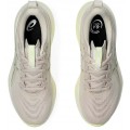 ASICS GEL CUMULUS 27 MINERAL BEIGE/HUDDLE YELLOW FOR WOMEN'S