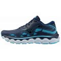 CHAUSSURES MIZUNO WAVE HORIZON 7 PAGEANT BLUE/MERCURY BLUE/PLEIN AIR POUR FEMMES