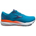 CHAUSSURES BROOKS GHOST 16 BONNIE BLUE/BLUE RIBBON/ORANGE POUR HOMMES