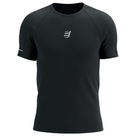 COMPRESSPORT TRAIL RACING SS TEE BLACK FOR MEN'S