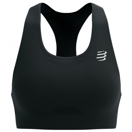 COMPRESSPORT FEELFREE SEAMLESS BRA BLACK
