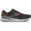 BROOKS ADRENALINE GTS 23 BLACK/MANDARIN RED/SILVER FOR MEN'S