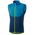 VESTE SANS MANCHES DYNAFIT VERTICAL WIND 49 MYKONOS BLUE POUR HOMMES