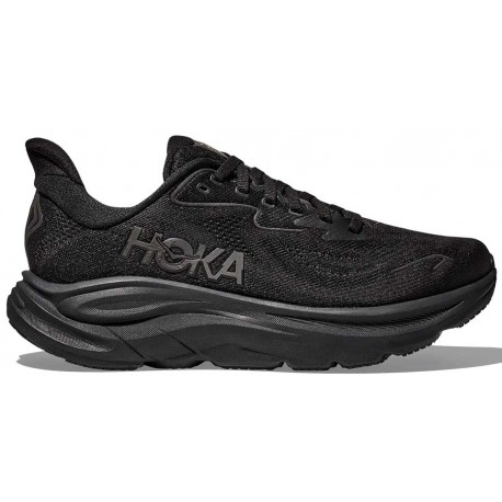 HOKA CLIFTON 10 BLACK/BLACK FOR MEN'S