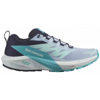 CHAUSSURES SALOMON SENSE RIDE 5 CASHMERE BLUE/CARBON/PEACOCK BLUE POUR FEMMES