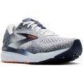 CHAUSSURES BROOKS GHOST 16 WHITE/PEACOT/ORANGE POUR HOMMES