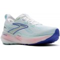 CHAUSSURES BROOKS GLYCERIN GTS 22 WHITE/LIMPET SHELL/AMPARO BLUE POUR FEMMES