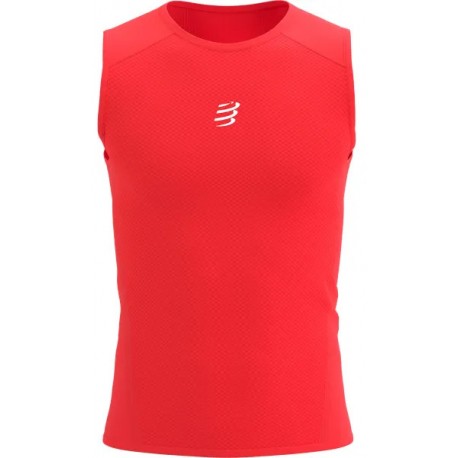 DEBARDEUR COMPRESSPORT TRAIL RACING FLUO RED POUR HOMMES