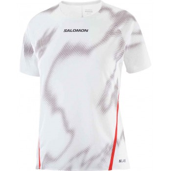 SALOMON SLAB SPEED SHIRT WHITE/ANDORRA FOR MEN'S