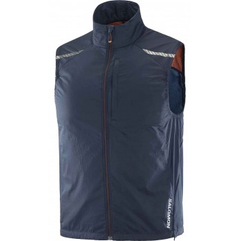 VESTE SANS MANCHES SALOMON SENSE FLOW CARBON POUR HOMMES