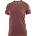 SALOMON AERO SS TEE RUM RAISIN FOR WOMEN'S