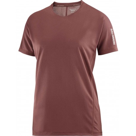 T-SHIRT SALOMON SENSE AERO RUM RAISIN POUR FEMMES
