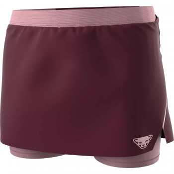 JUPE DYNAFIT ALPINE PRO 2EN1 BURGUNDY POUR FEMMES