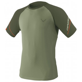 T-SHIRT DYNAFIT ALPINE PRO SAGE/KHAKI POUR HOMMES