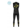 SUMARPO NOVA ECO SLEEVELESS BLACK/YELLOW WETSUIT FOR MEN'S