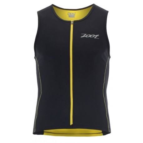 DEBARDEUR ZOOT SPORTS PERFORMANCE FZ BLACK/YELLOW POUR HOMMES