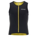 DEBARDEUR ZOOT SPORTS PERFORMANCE FZ BLACK/YELLOW POUR HOMMES